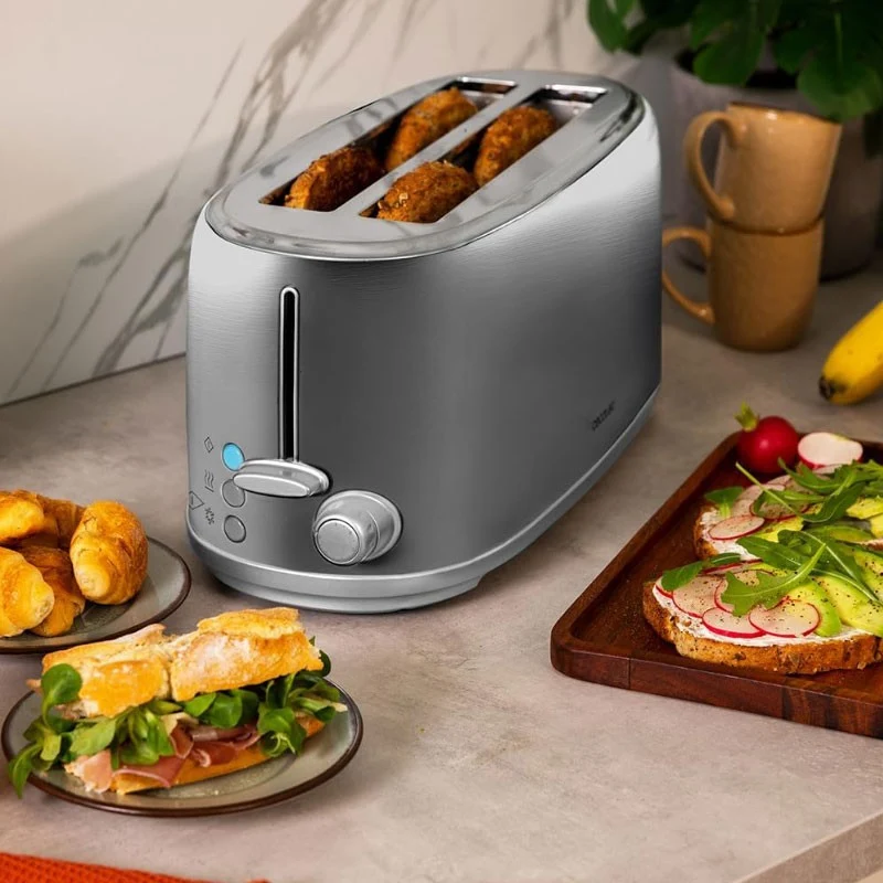 TOSTADOR VERTICAL TOAST&TASTE 1600 RETRO DOUBLE INOX