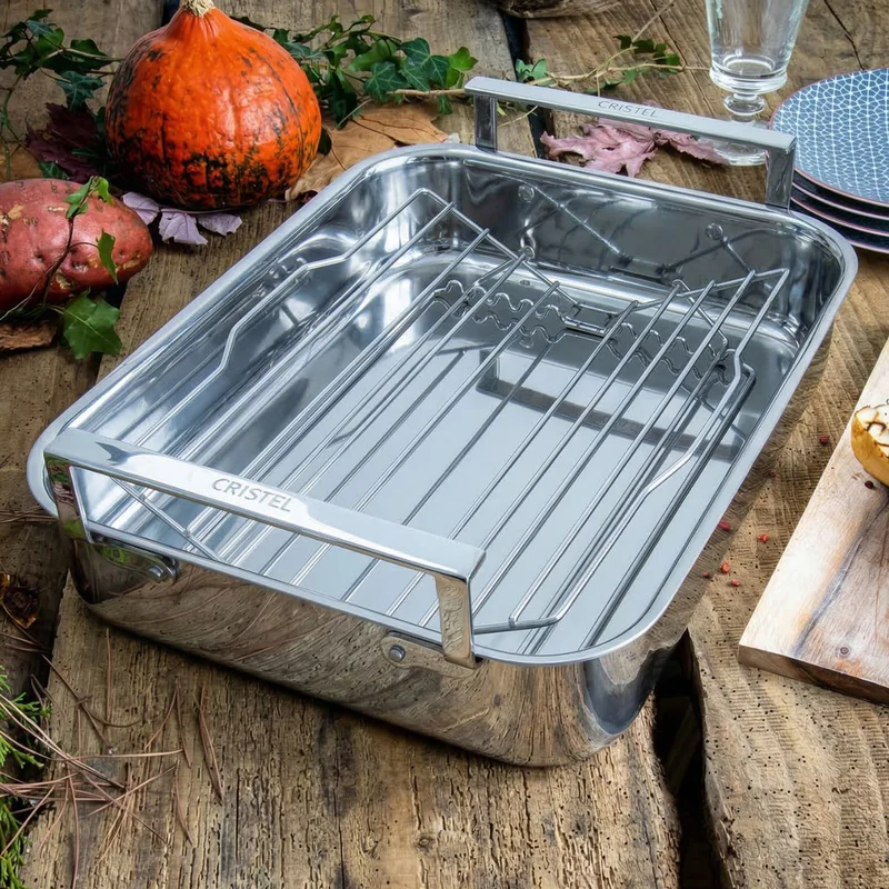 Bandeja para horno de acero inoxidable 3-Ply Cristel