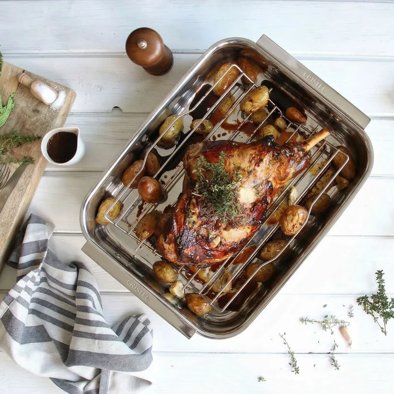 Bandeja para horno de acero inoxidable 3-Ply Cristel
