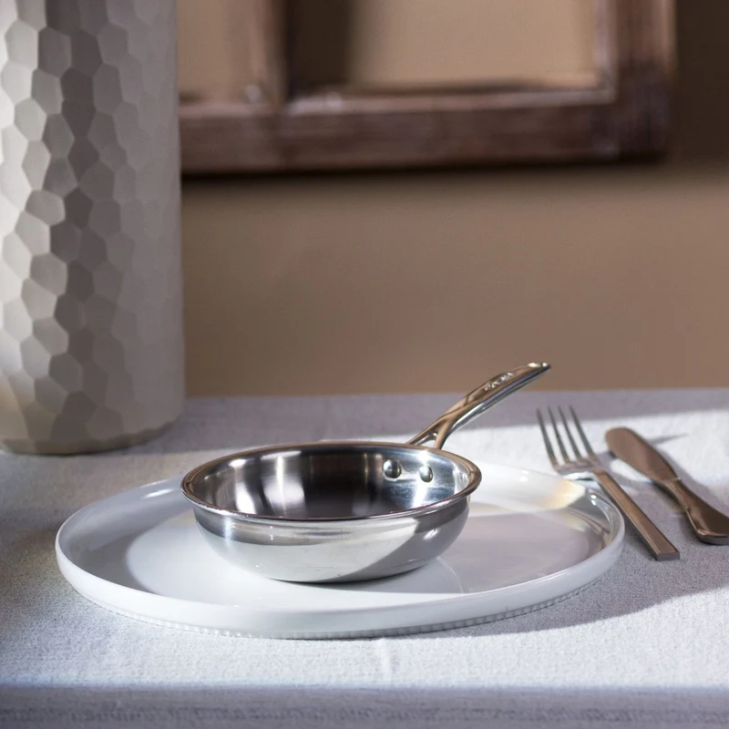 Sartén de acero inoxidable mini 3-Ply Castel`Pro Cristel