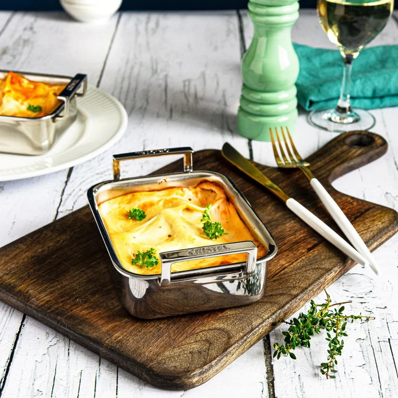 Bandeja de acero inoxidable mini 3-Ply Cristel