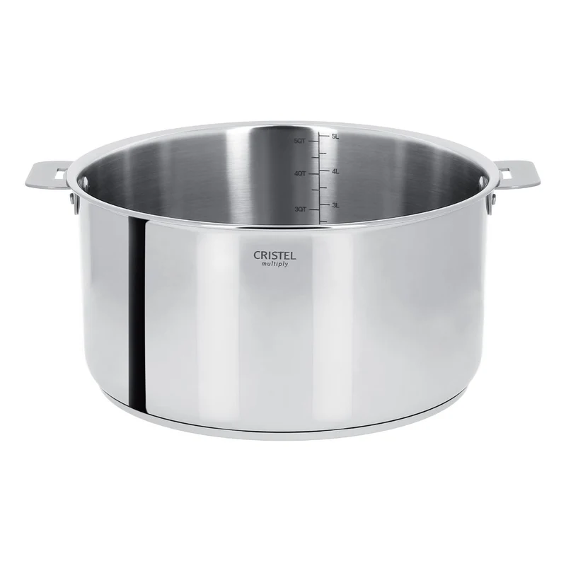 Olla de acero inoxidable multicapa Casteline Cristel