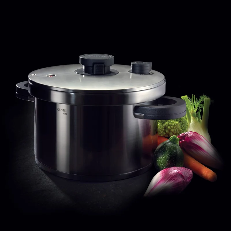 Olla rápida de acero inox Alto Cristel