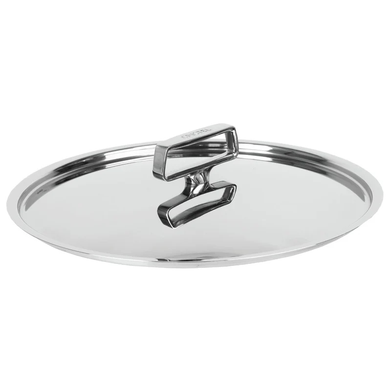 Cacerola alta de acero inoxidable 5-Ply con tapa Castel'Pro Cristel
