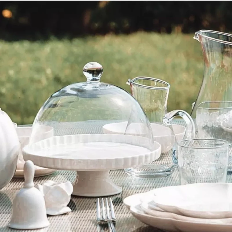 Stand para tartas de porcelana Arezzo La Porcellana Bianca