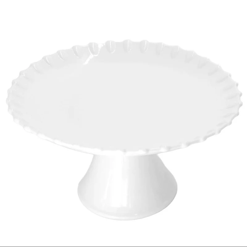 Stand para tartas de porcelana Romeo La Porcellana Bianca