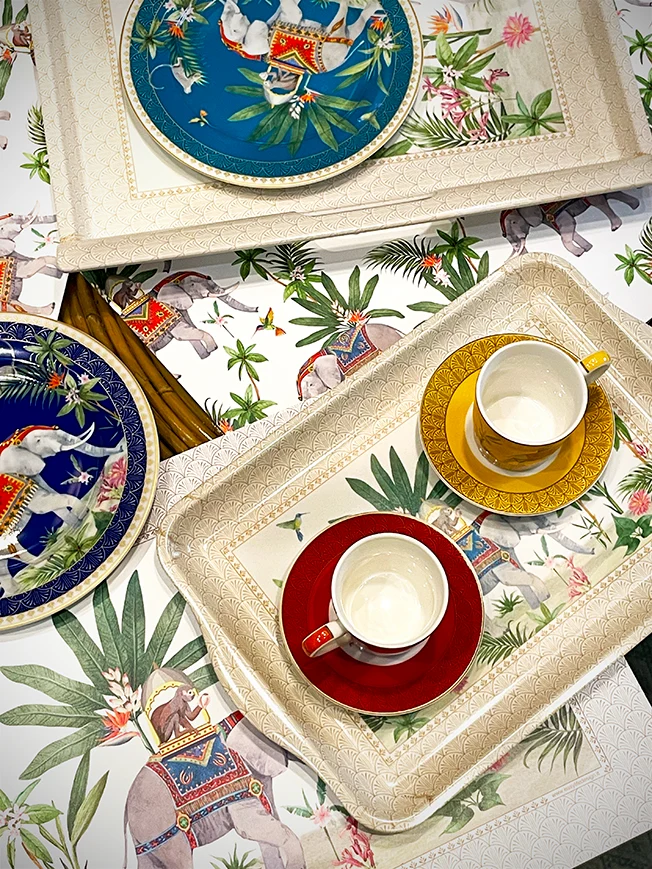 Bandeja Rectangular Pequeña 'Marajah' - 32x22 cm