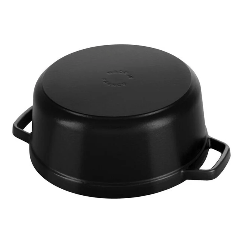 Cocotte de hierro fundido con vaporera de inox Staub