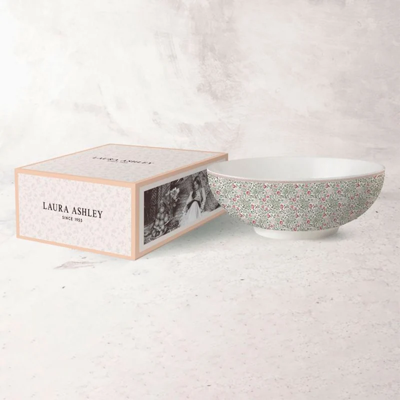 Bol ensaladera 23 cm de porcelana Wild Clematis Laura Ashley