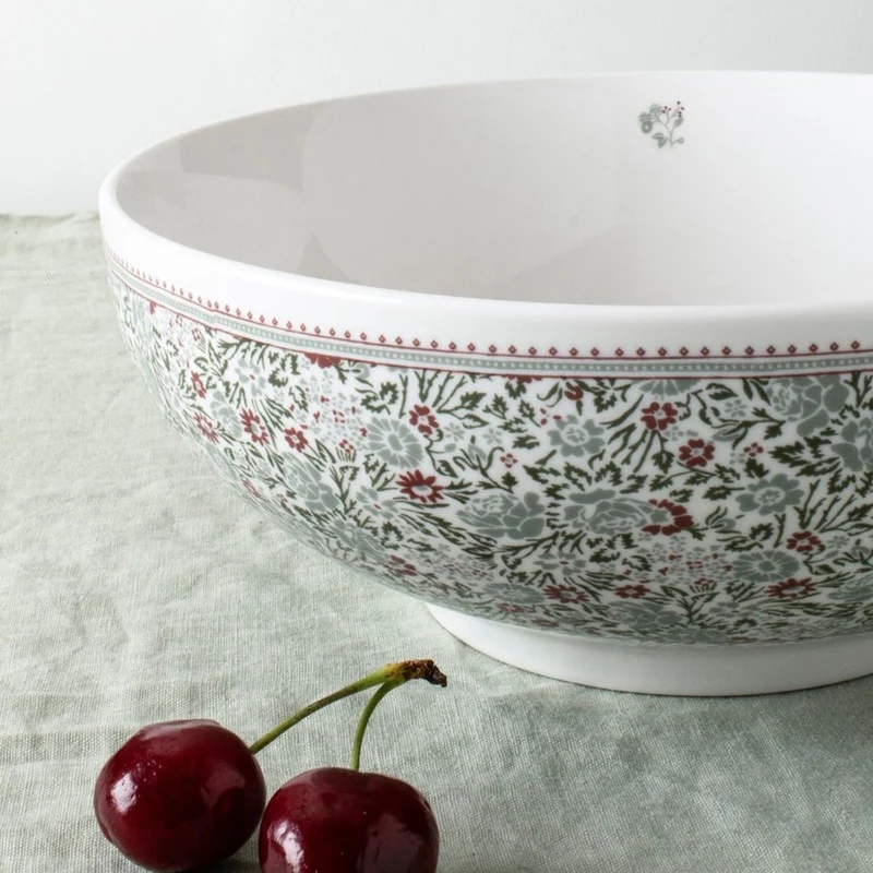 Bol ensaladera 23 cm de porcelana Wild Clematis Laura Ashley