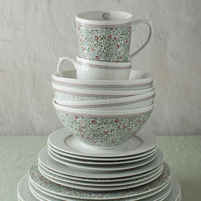 Bol ensaladera 23 cm de porcelana Wild Clematis Laura Ashley