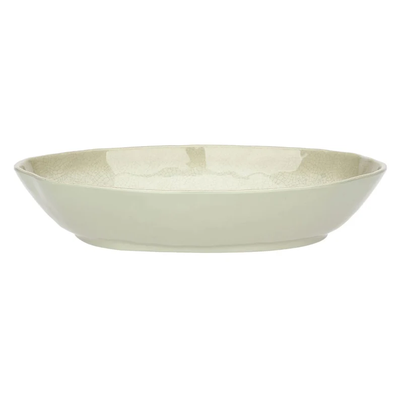 Fuente ovalada para servir de melamina Atmosfera Tortora Rose &Tulipani