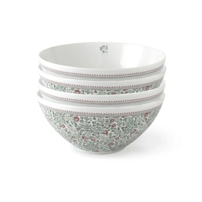Set de 4 boles de porcelana Wild Clematis Laura Ashley