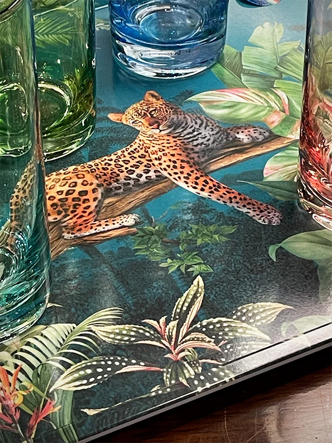 Bandeja Rectangular Grande 'Serengeti' - 47x31 cm