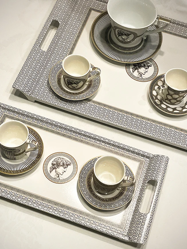 Bandeja Rectangular Pequeña 'Palladium' - 40x19 cm