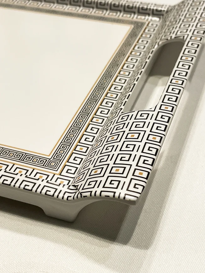 Bandeja Rectangular Pequeña 'Palladium' - 40x19 cm