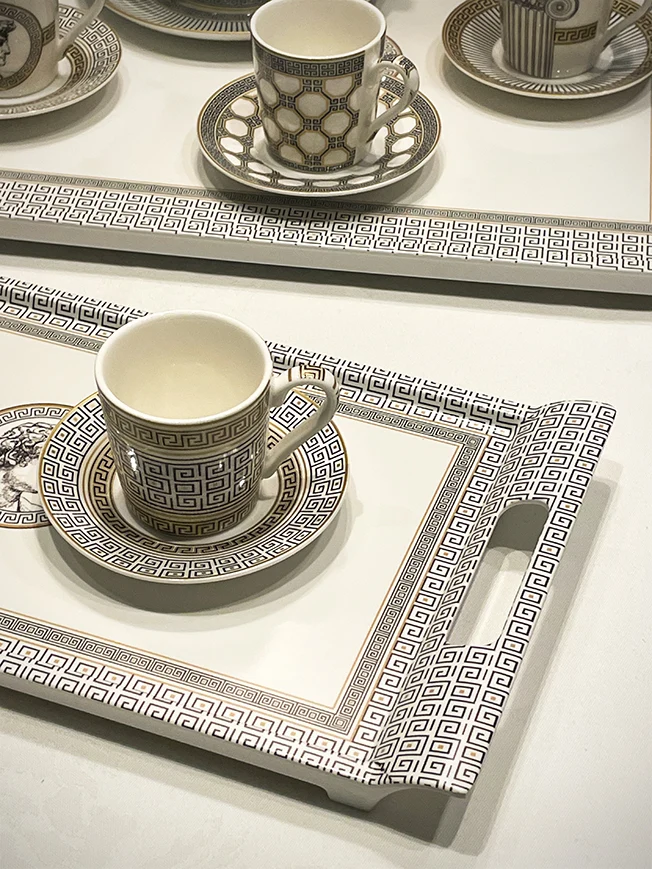 Bandeja Rectangular Pequeña 'Palladium' - 40x19 cm