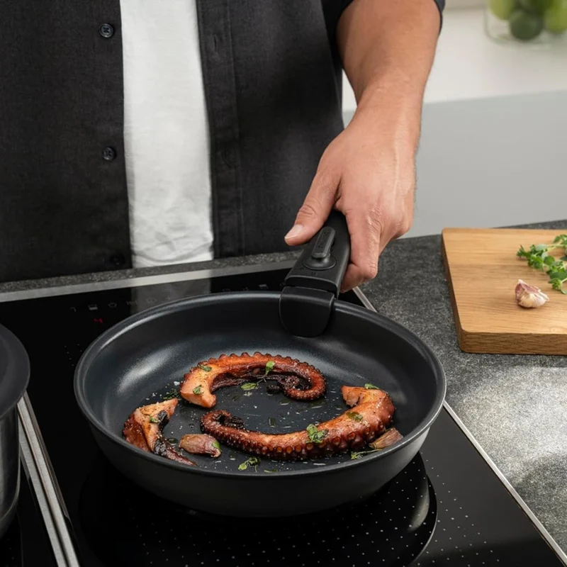 Set de 3 sartenes cerámicas con mango desmontable Unlock Zwilling