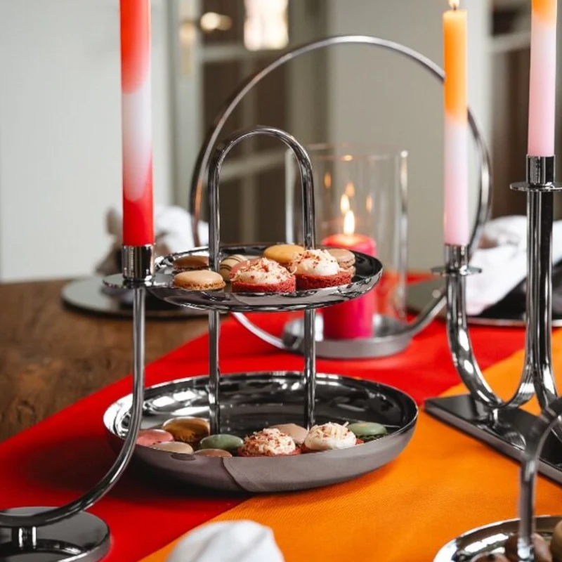 Bandeja para servir de acero inox Zilverstad