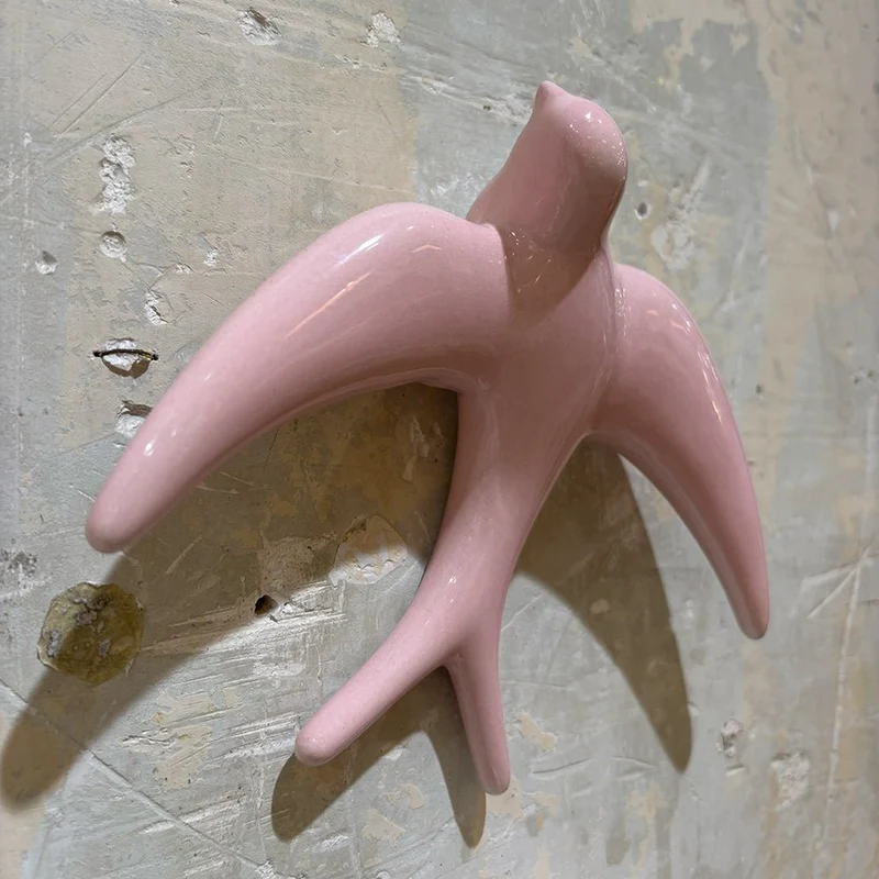 Trío de Golondrinas Rosa Claro