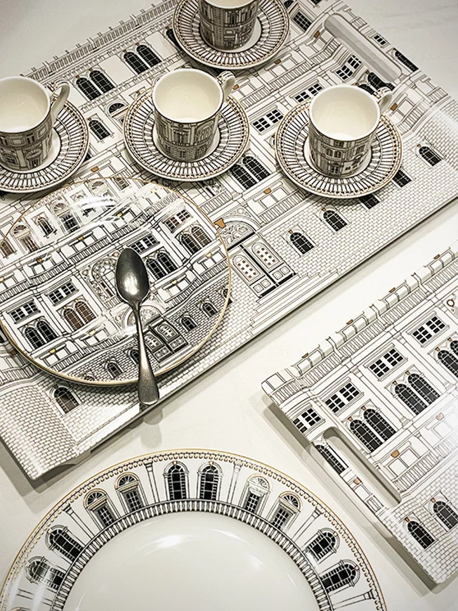 Bandeja Rectangular Grande 'Palazzo' - 49x34 cm