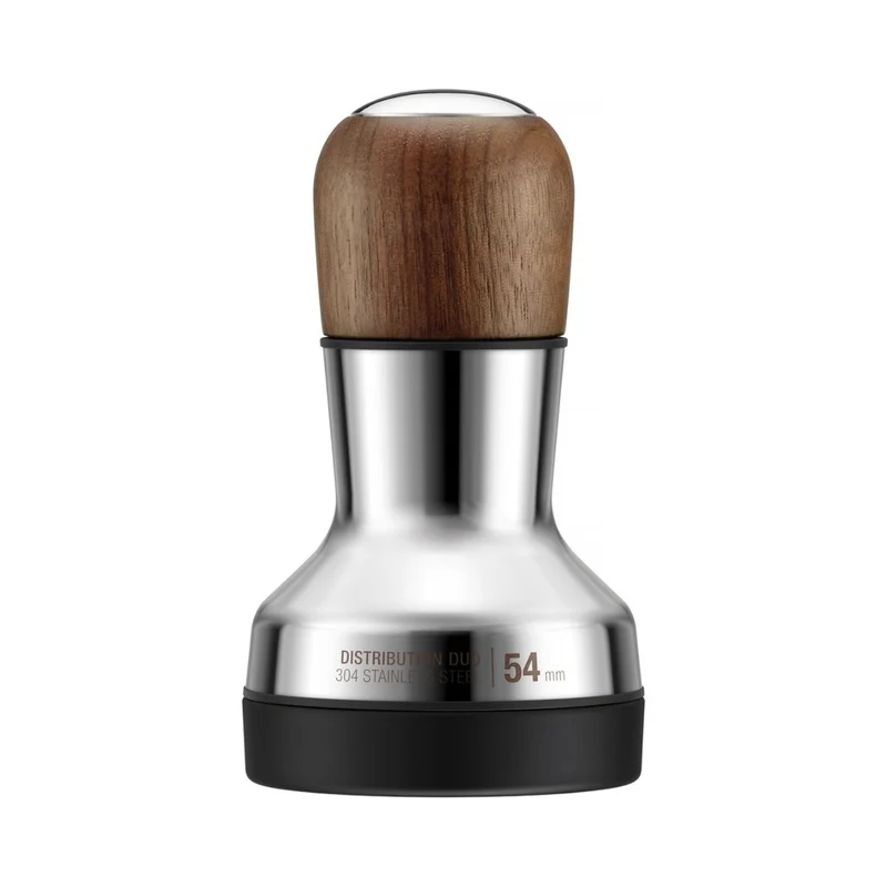 Accesorio para airear y nivelar el café molido de acero inox y madera de nogal Sage