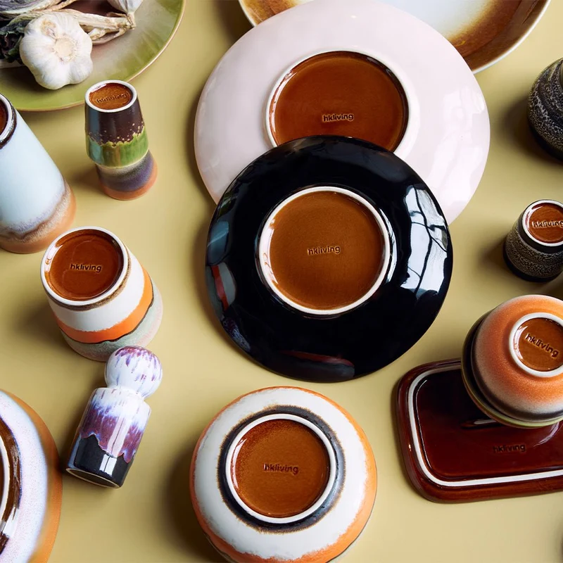 70s Ceramics: Dessert Bowls - Humus (set de 4)