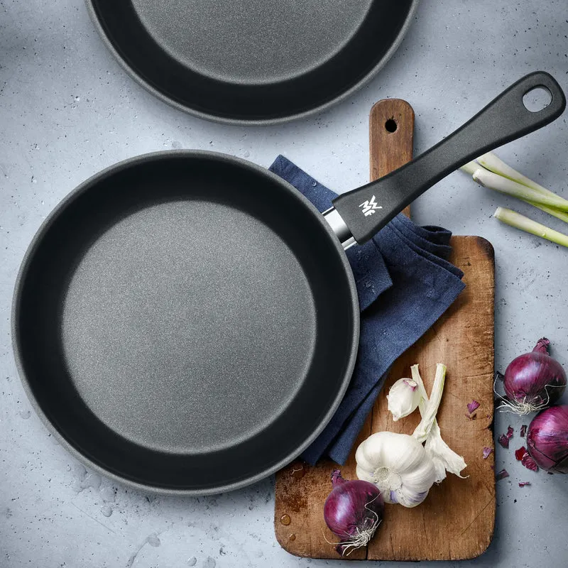 Set de sartén inox y sartén antiadherente con exterior inox Devil WMF
