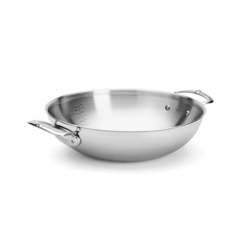 Wok con asas de acero inoxidable Affinity De Buyer