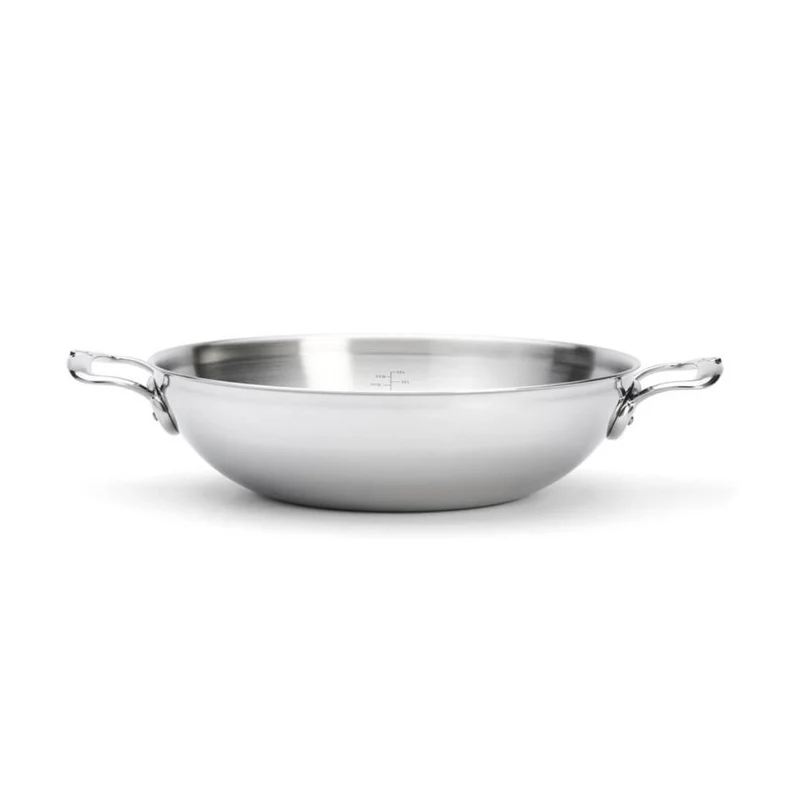 Wok con asas de acero inoxidable Affinity De Buyer