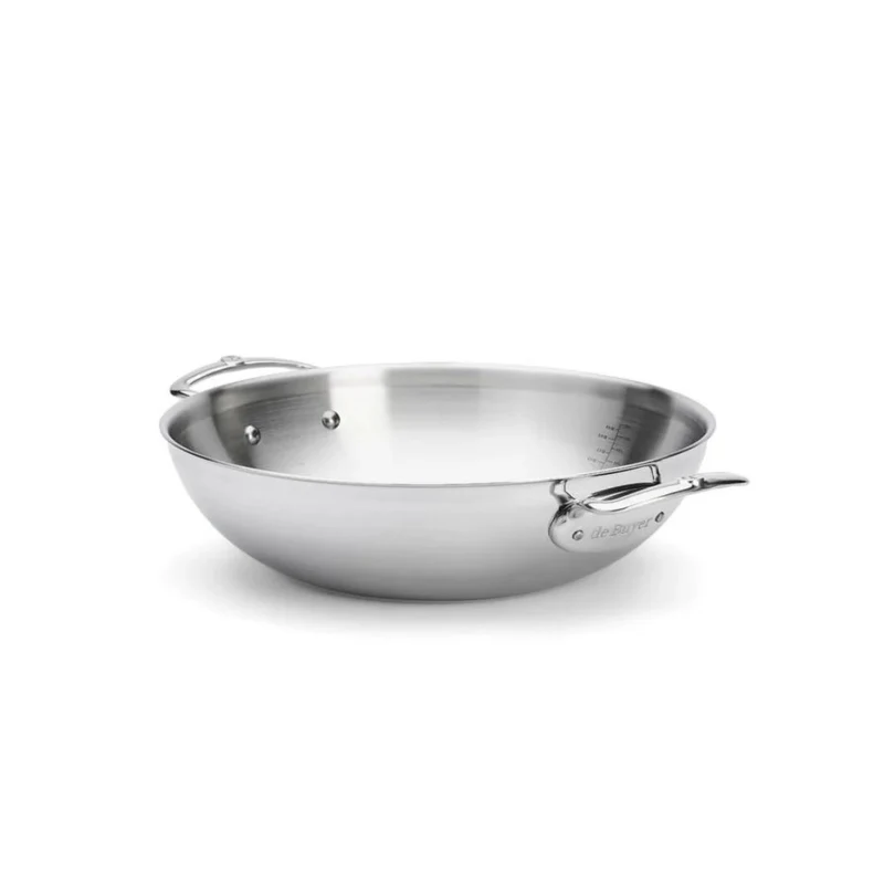 Wok con asas de acero inoxidable Affinity De Buyer