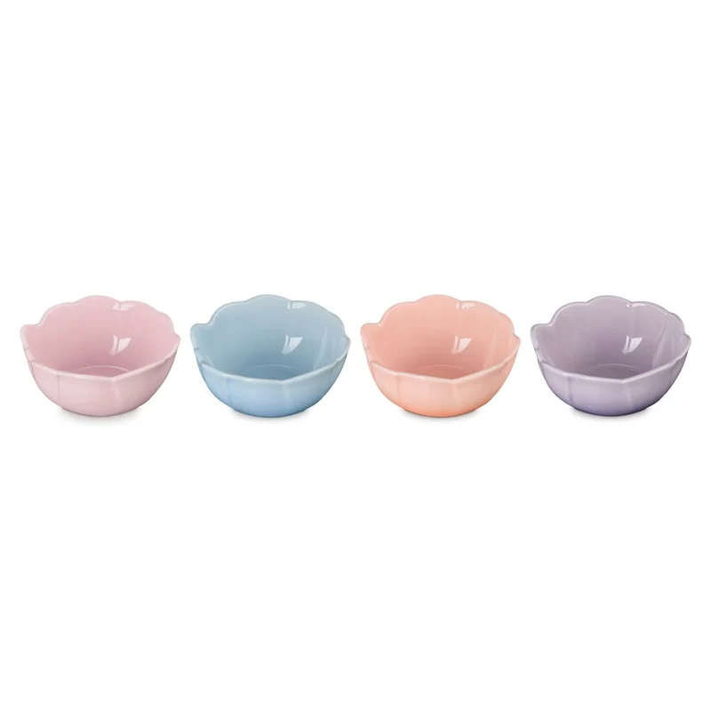 Set de 4 boles cerámicos Pétalo Le Creuset
