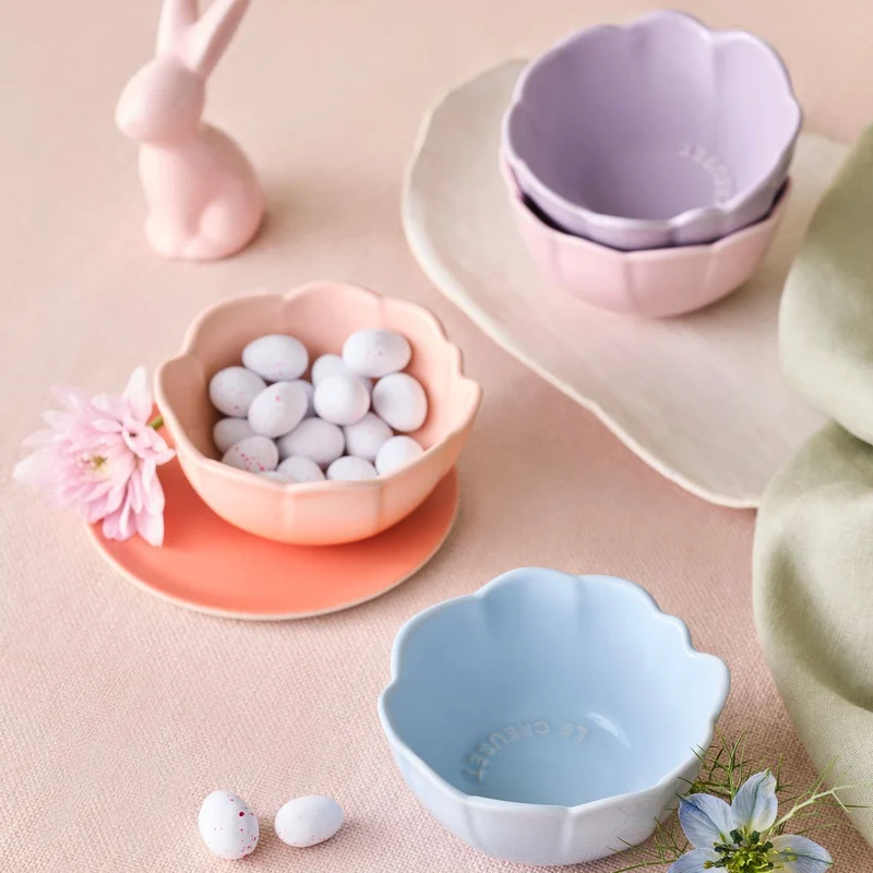 Set de 4 boles cerámicos Pétalo Le Creuset