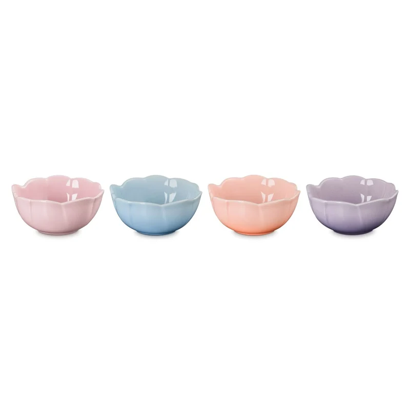 Set de 4 boles cerámicos Pétalo Le Creuset