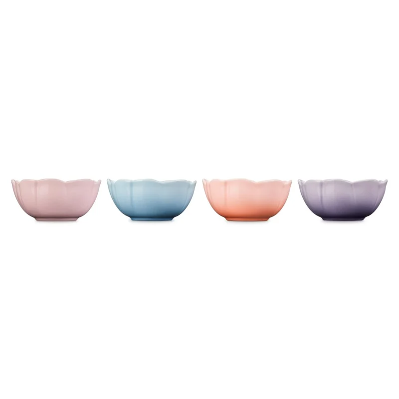 Set de 4 boles cerámicos Pétalo Le Creuset