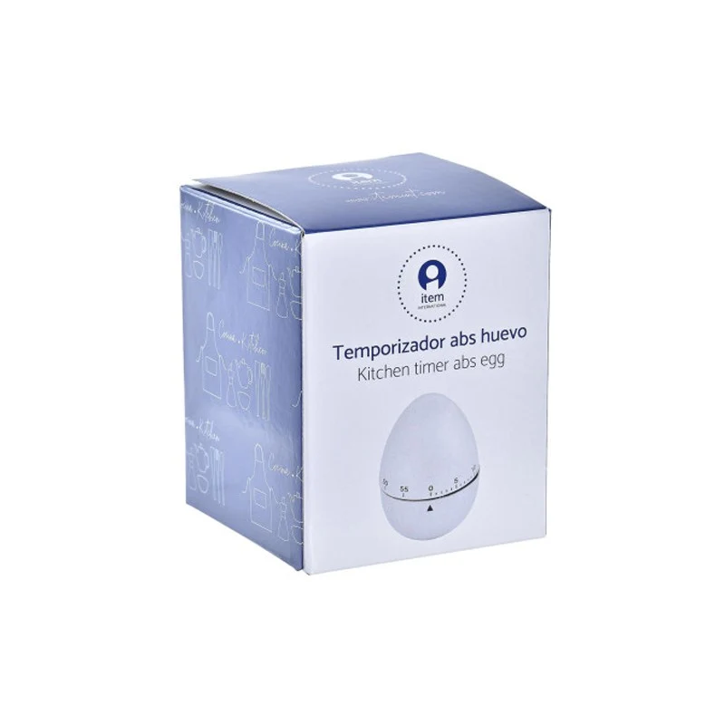 TEMPORIZADOR FORMA HUEVO ABS CROMADO