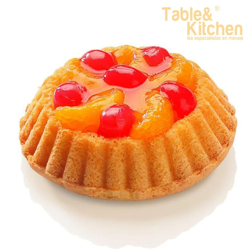 SET 6 MINI MOLDES RIZADOS 10 CM