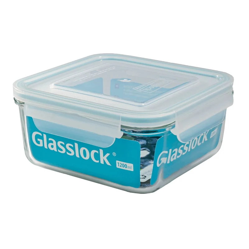 Recipientes herméticos de cristal cuadrados Glasslock