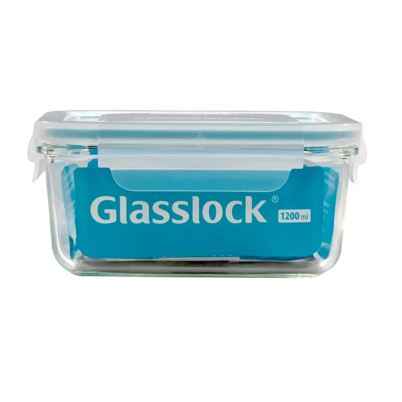 Recipientes herméticos de cristal cuadrados Glasslock