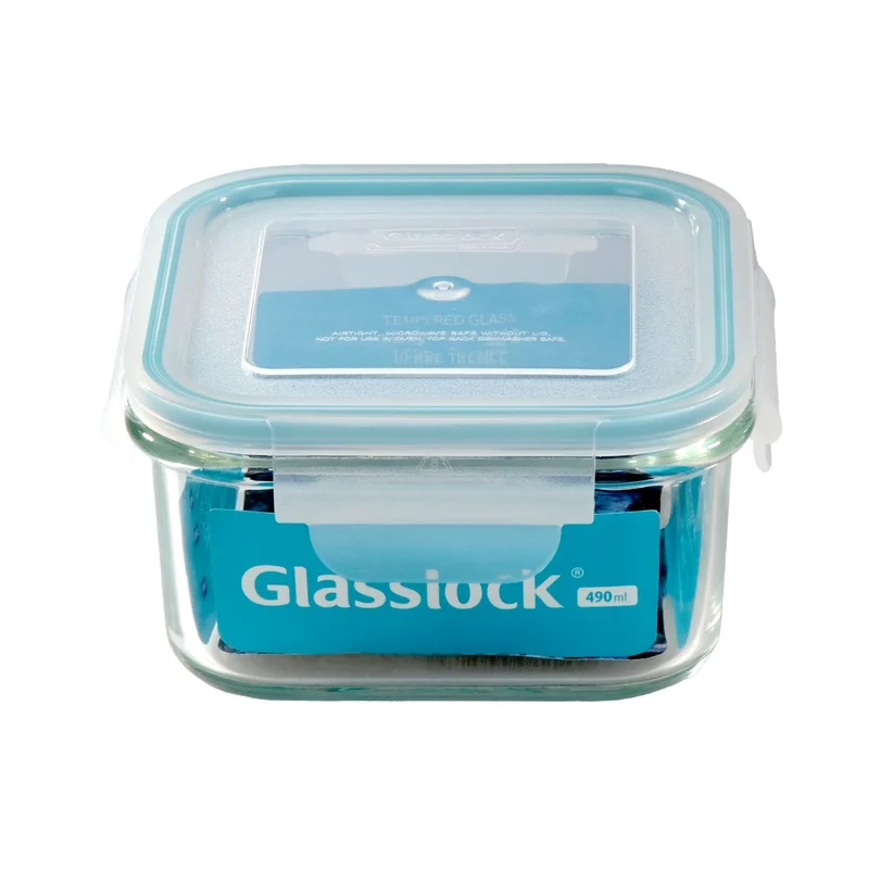 Recipientes herméticos de cristal cuadrados Glasslock