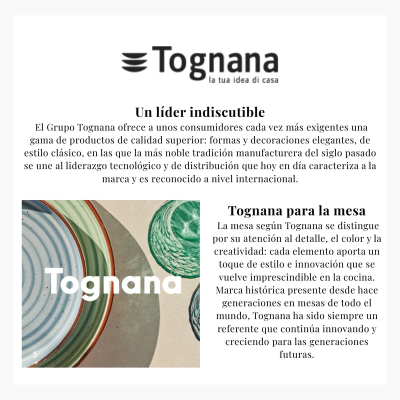 Ensaladera de porcelana Grace Tognana