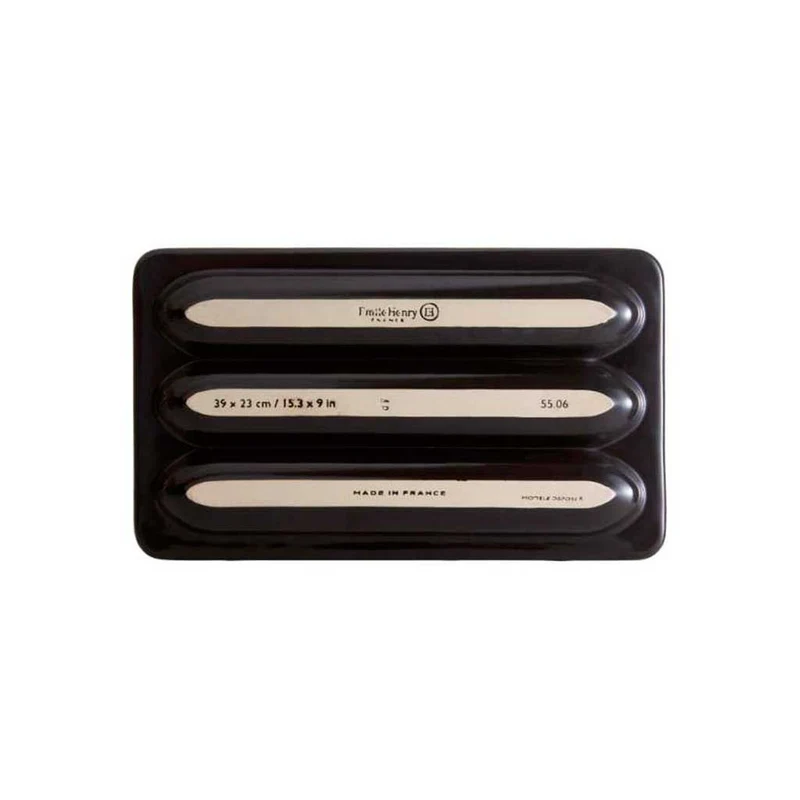 Horno cerámico para baguettes Emile Henry Negro