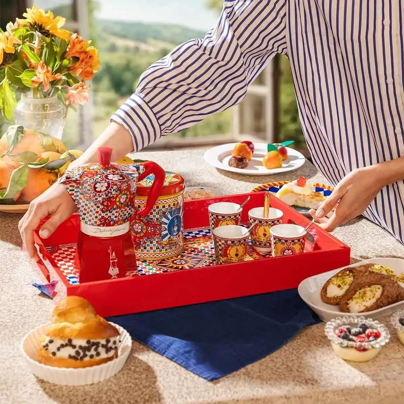 Set cafetera italiana Moka Dolce&Gabanna Bialetti