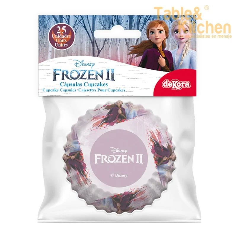 SET 25 CÁPSULAS CUPCAKES FROZEN II
