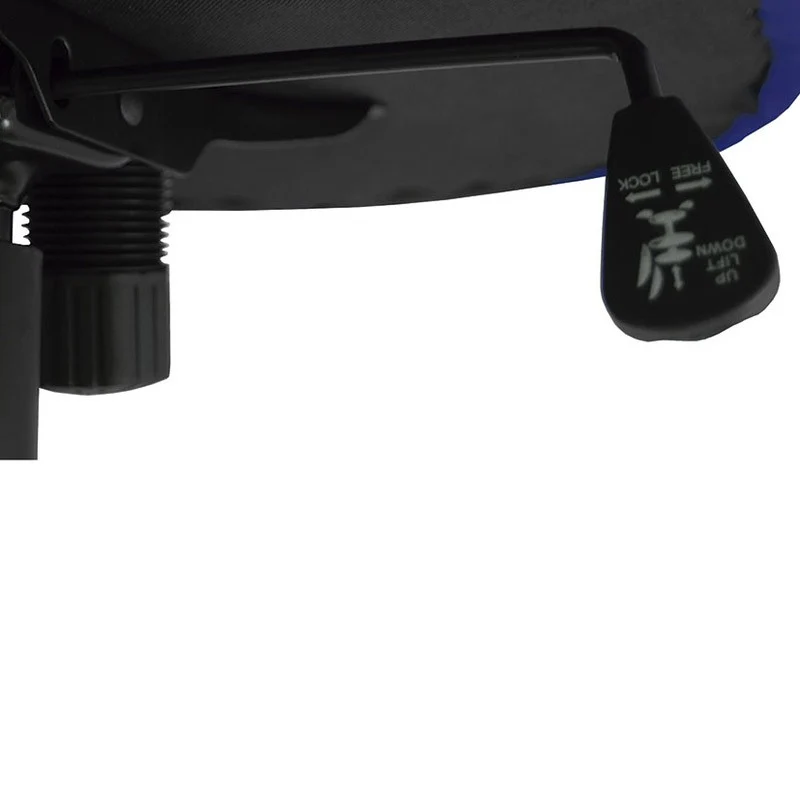 SILLA OFICINA VICTORIA AZUL CON REPOSA BRAZOS ABATIBLES