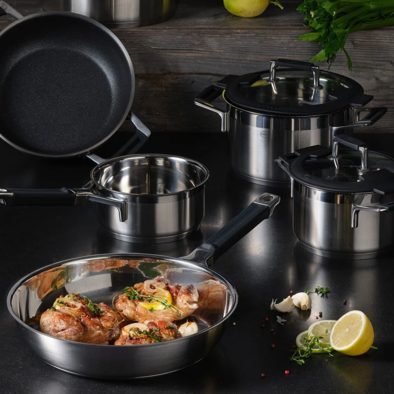 Sartén antiadherente Silence Pro ProResist con exterior inox Rösle