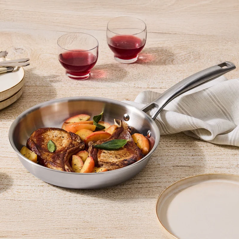 Set de 3 sartenes de acero inoxidable Tricapa 3-PLY Le Creuset
