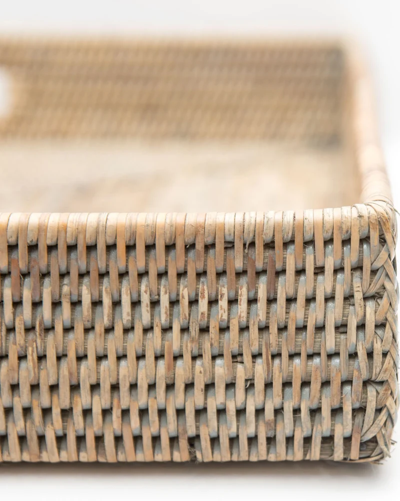 BANDEJA RATTAN 55X55CM