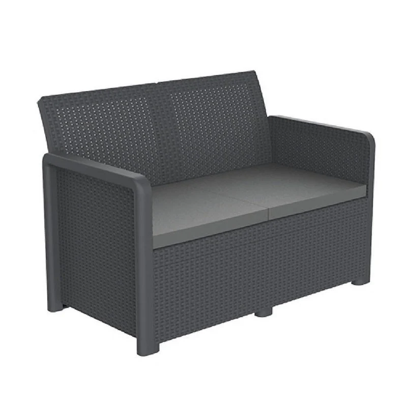 SET MUEBLES JARDÍN NASSAU STORAGE GRAFITO