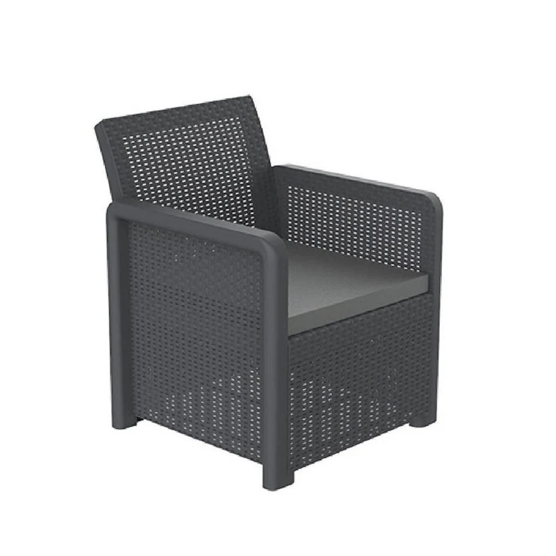 SET MUEBLES JARDÍN NASSAU STORAGE GRAFITO